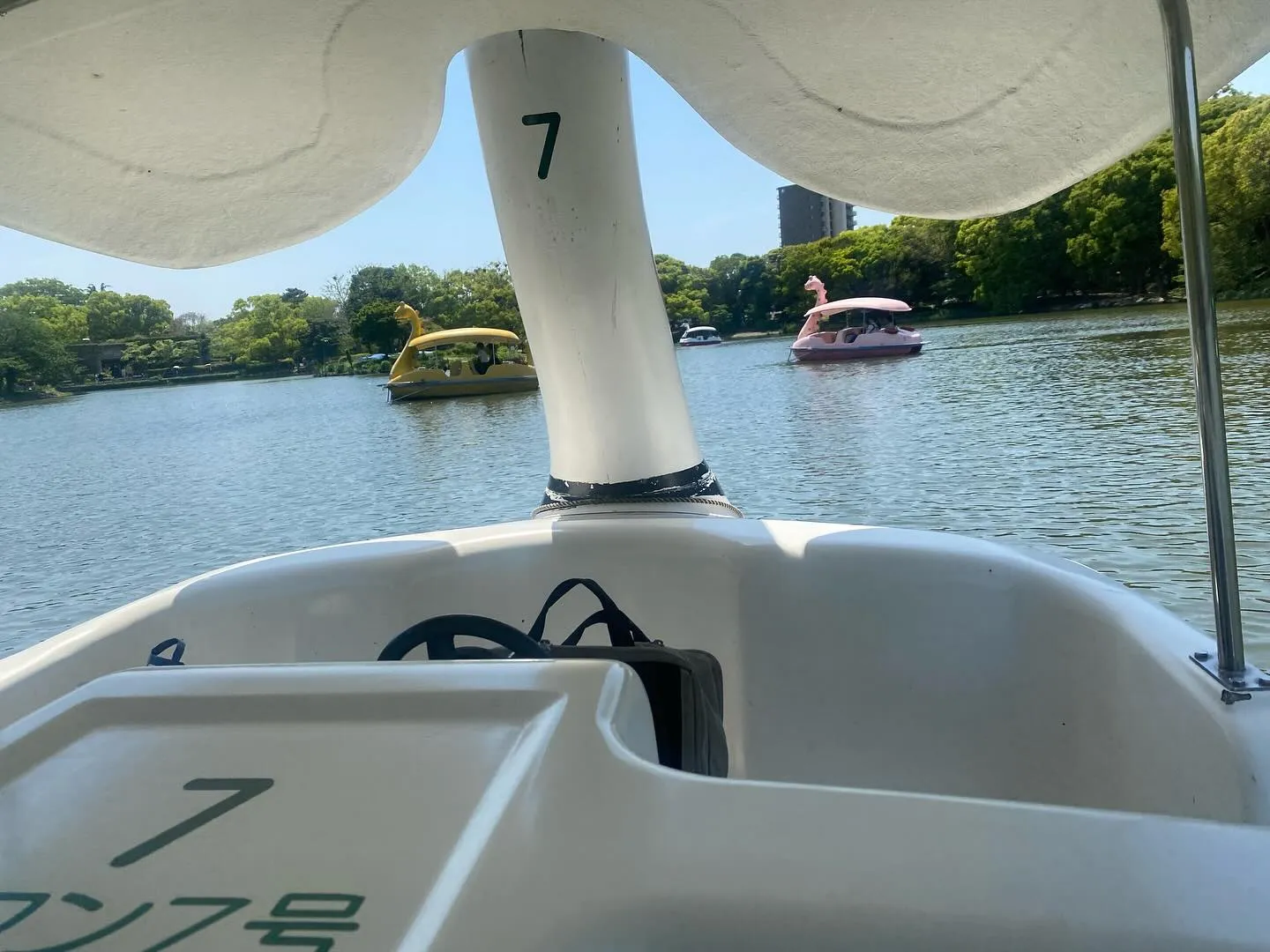 前は足が届かなかったのでリベンジ🛶